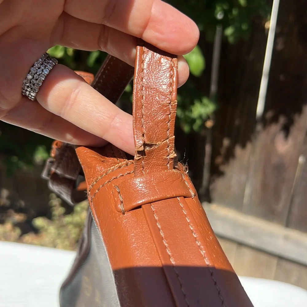 Louis Vuitton Brown Monogram Crossbody Bag - Picture 9 of 16